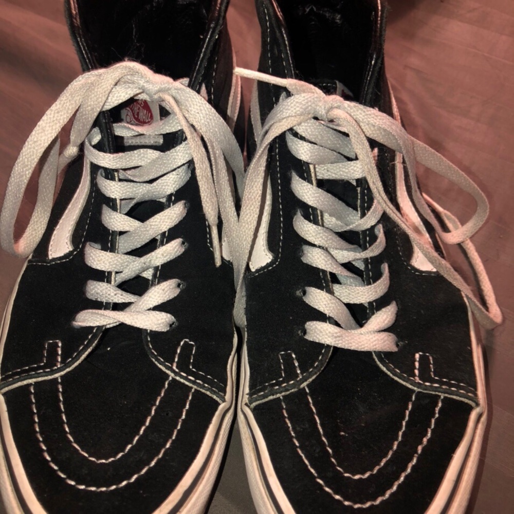 Black high top vans